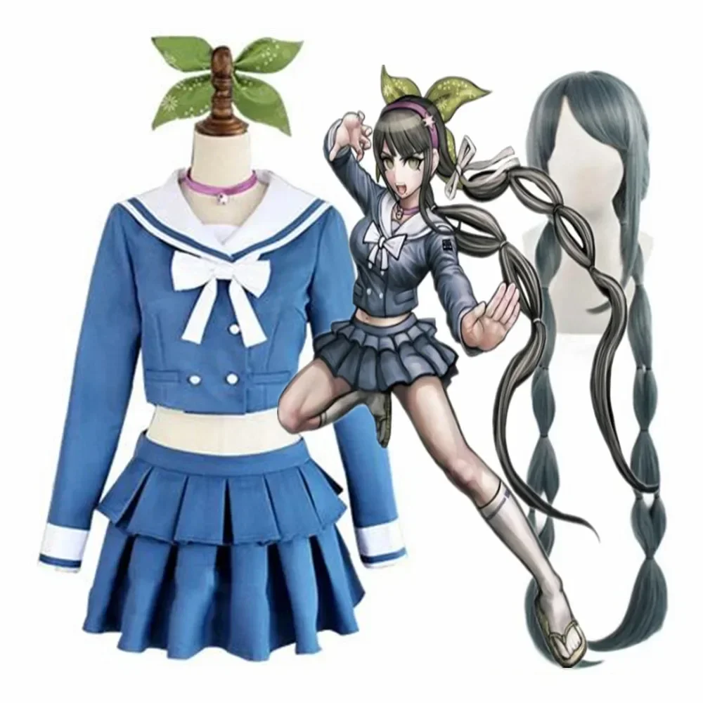 Аниме Danganronpa Killing Chabashira Tenko костюмы для косплея женская синяя школьная форма платье костюм моряка
Аниме Danganronpa Killing Chabashira Tenko костюмы для косплея женская синяя школьная форма платье костюм моряка