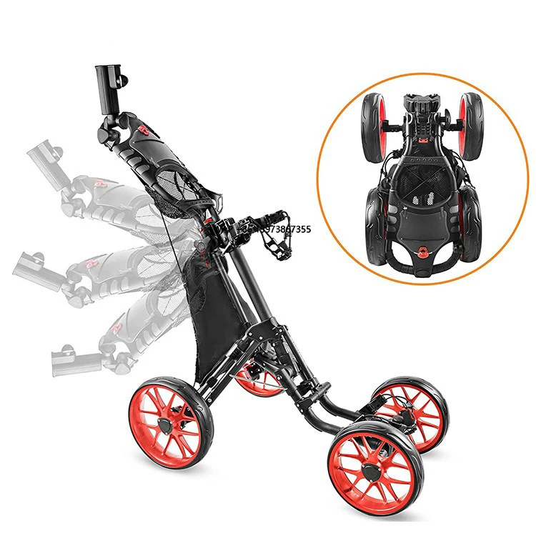 Golf Foldable 4-Wheel Handcart
Golf Foldable 4-Wheel Handcart