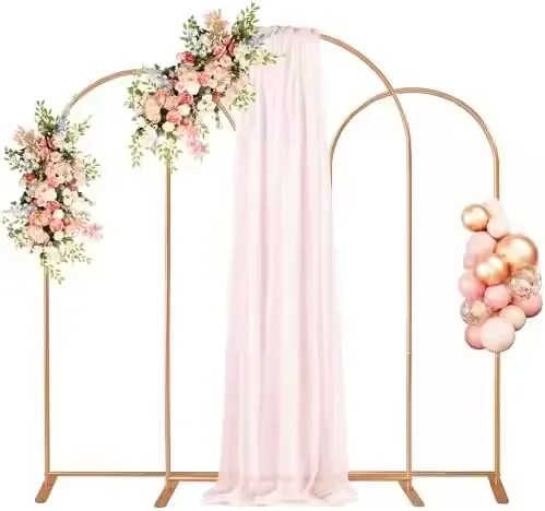 Best 3 in 1 19mm Round Iron Arch Outdoor Wedding OEM Custom Bulk Order Wedding Arch and Outdoor Event Background
Best 3 in 1 19mm Round Iron Arch Outdoor Wedding OEM Custom Bulk Order Wedding Arch and Outdoor Event Background
