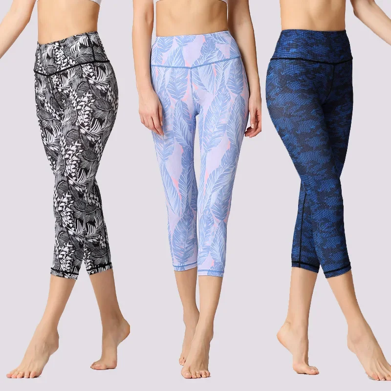 New printed yoga pants women European yoga clothing cropped pants high elastic breathable sports fitness pants
New printed yoga pants women European yoga clothing cropped pants high elastic breathable sports fitness pants