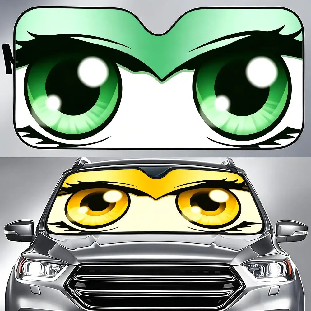 Big eyes with long eyelashes Sun Visor Aluminum Foil Windshield Sunshade, UV Protection Heat Insulation Reusable
Big eyes with long eyelashes Sun Visor Aluminum Foil Windshield Sunshade, UV Protection Heat Insulation Reusable
