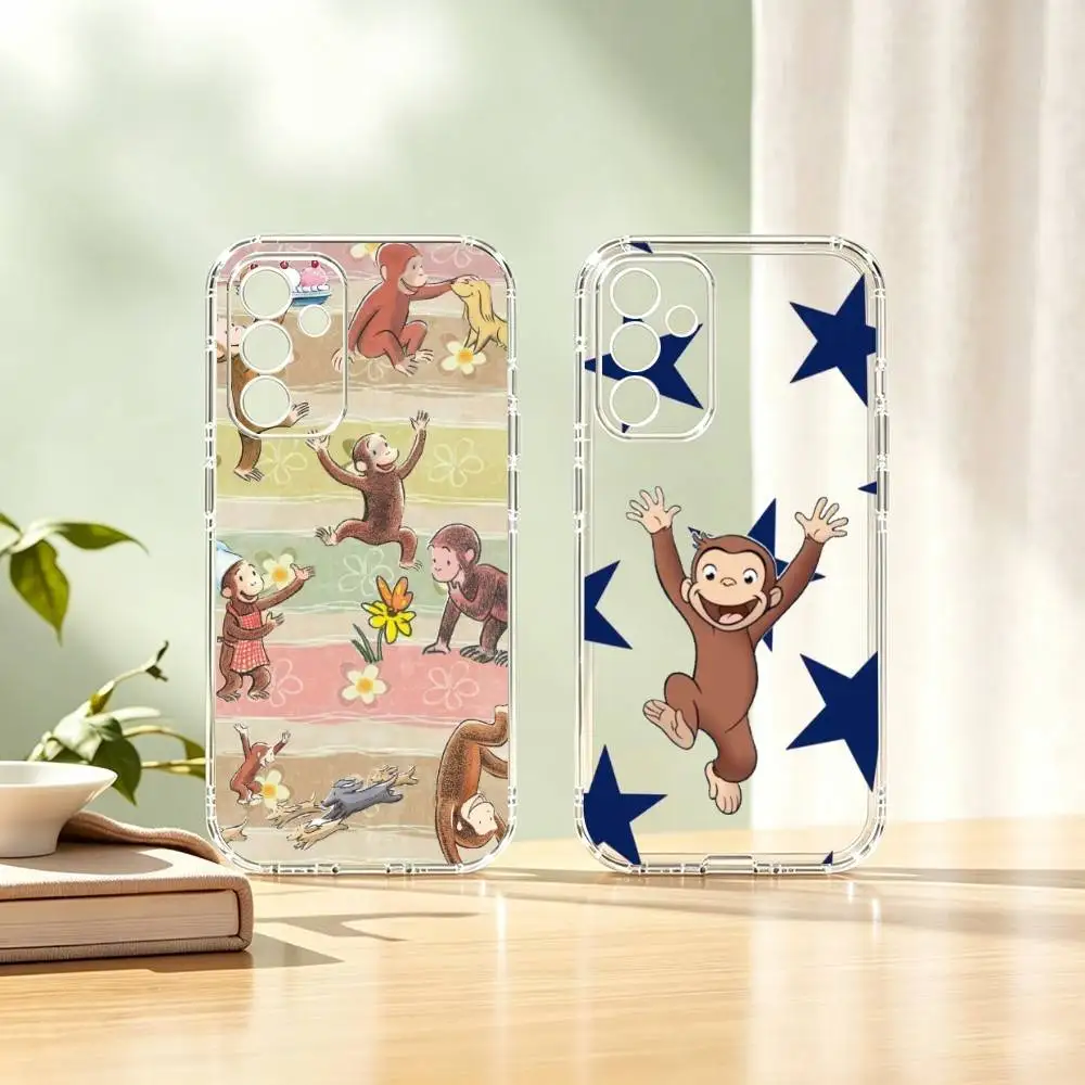 Cute Curious George Monkey Gift Phone Case For SamsungA10,12,20,21S,30,31,40,50,51,52,70,71 Transparent Cover
Cute Curious George Monkey Gift Phone Case For SamsungA10,12,20,21S,30,31,40,50,51,52,70,71 Transparent Cover