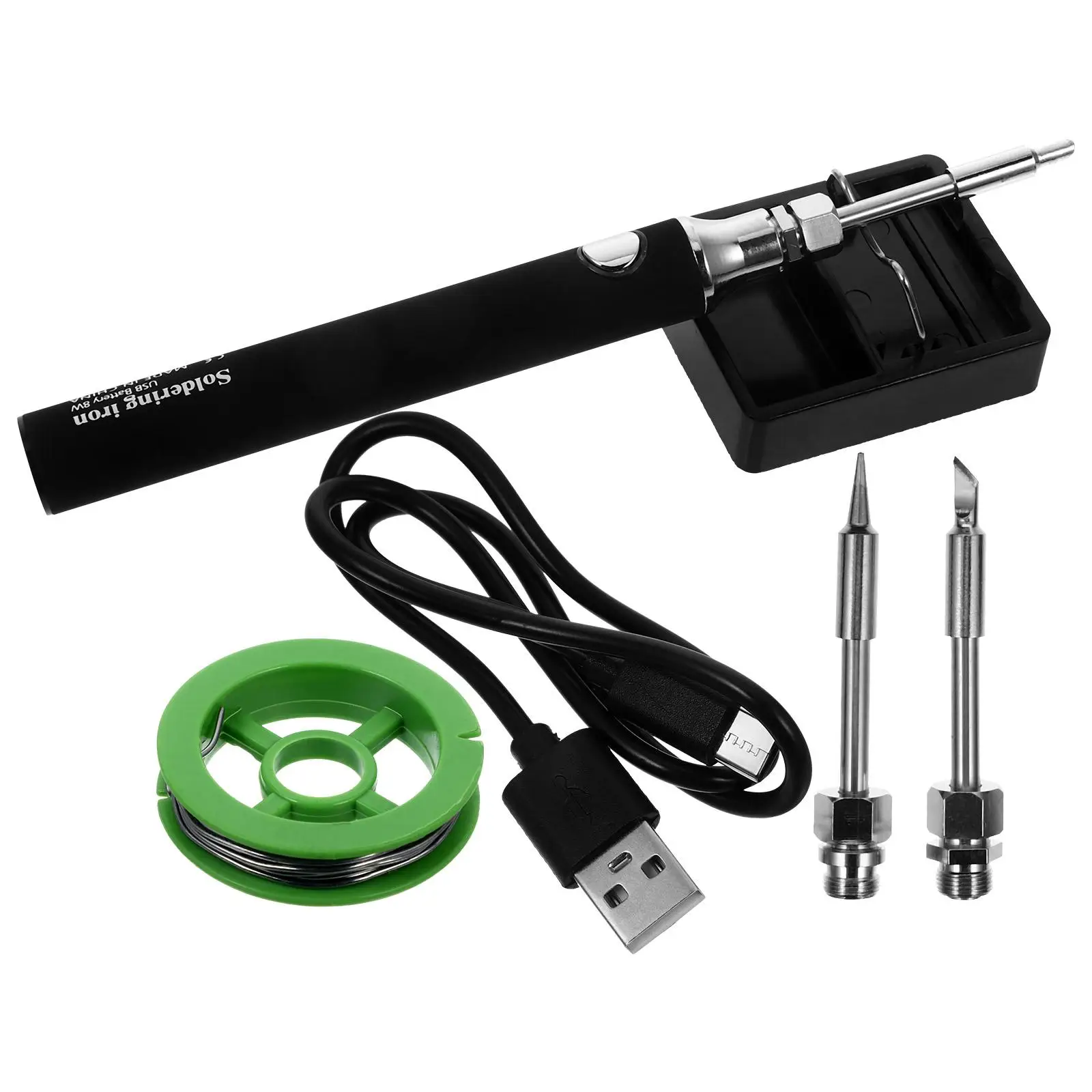 Mini USB Iron Professional Welding Tool 5V Portable Electric Welding Pen DIY Home Tool Black Cutter Horsehoe Tip
Mini USB Iron Professional Welding Tool 5V Portable Electric Welding Pen DIY Home Tool Black Cutter Horsehoe Tip