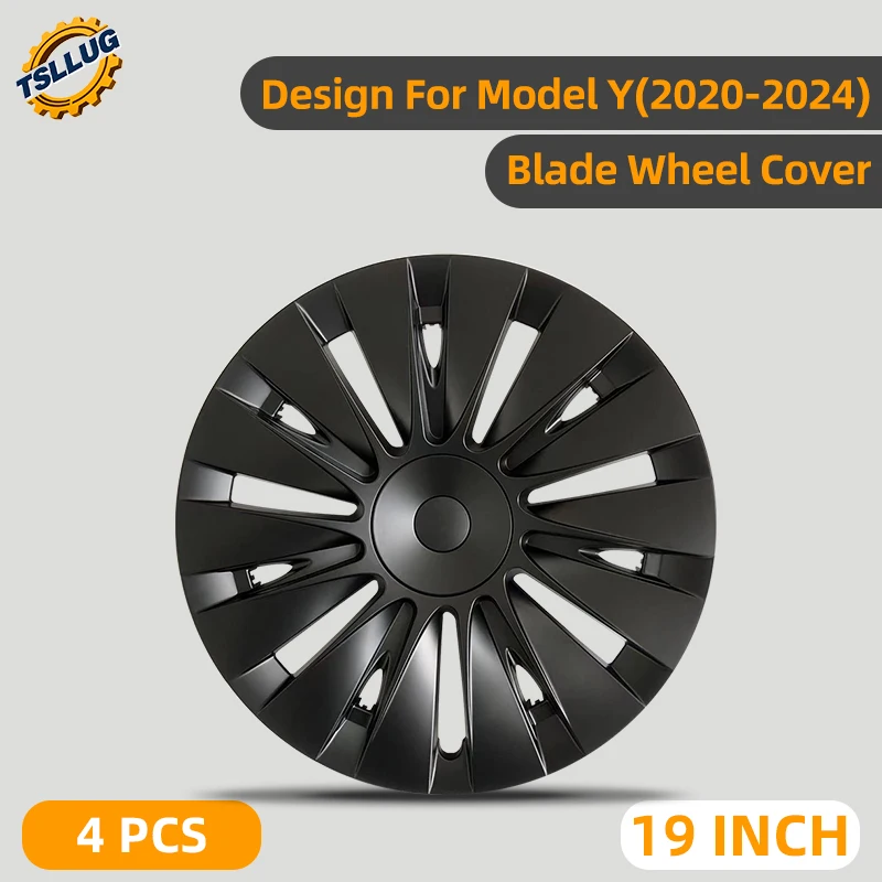 4PCS For Tesla Model Y 2020-2024 Blade Style Wheel Cover 19 Inch Car Replacement Automobile Hub Cap Full Rim Car Accessories
4PCS For Tesla Model Y 2020-2024 Blade Style Wheel Cover 19 Inch Car Replacement Automobile Hub Cap Full Rim Car Accessories