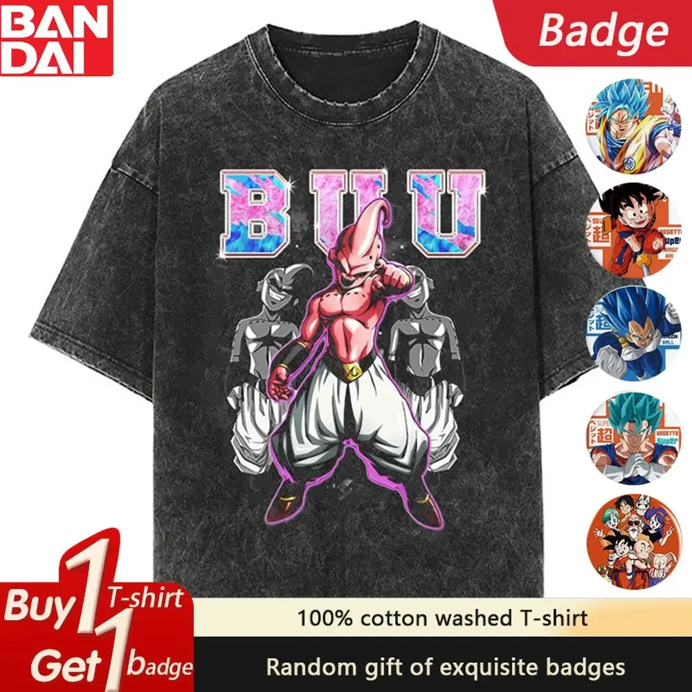 Official DRAGON BALL BUU Super Saiyan God Goku T-shirt Black Washed Retro Top Pure Cotton Fashion High Street Trend
Official DRAGON BALL BUU Super Saiyan God Goku T-shirt Black Washed Retro Top Pure Cotton Fashion High Street Trend