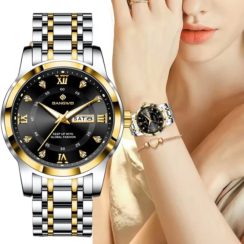 LIGE BANGWEI New Women Watch Outdoor Sport Waterproof Luminous Watches For Women Creative Diamond Quartz Wristwatch Ladies Gift
LIGE BANGWEI New Women Watch Outdoor Sport Waterproof Luminous Watches For Women Creative Diamond Quartz Wristwatch Ladies Gift