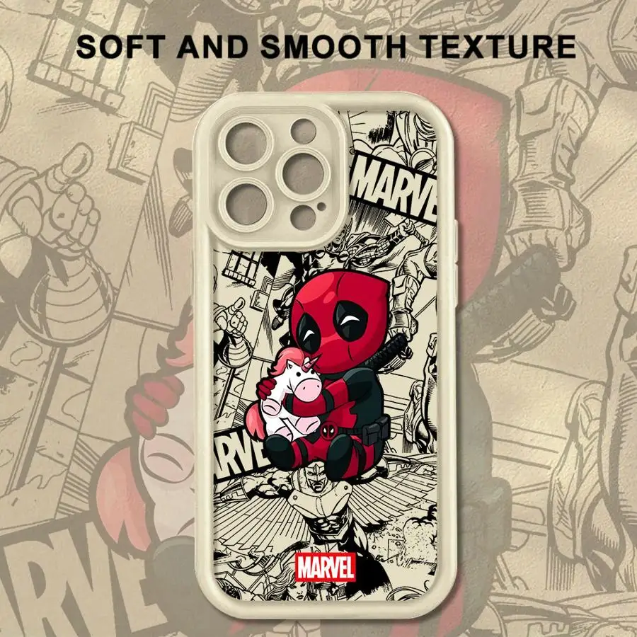 Cute Marvel Deadpool Case for iPhone 13 15 Plus 16 Pro Max 11 15Pro 16e 12 14+ 14 13Pro TPU Soft 16+
Cute Marvel Deadpool Case for iPhone 13 15 Plus 16 Pro Max 11 15Pro 16e 12 14+ 14 13Pro TPU Soft 16+