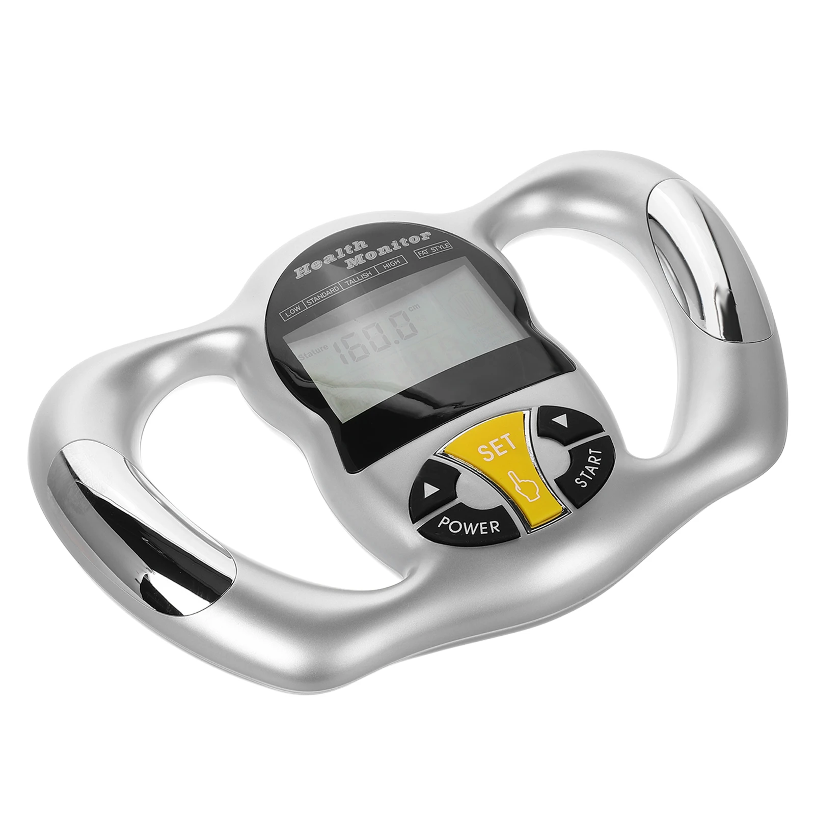 Measuring Instrument Digital Health Monitor Handheld BMI Analyzer Precision Scale Tester Portable Design
Measuring Instrument Digital Health Monitor Handheld BMI Analyzer Precision Scale Tester Portable Design