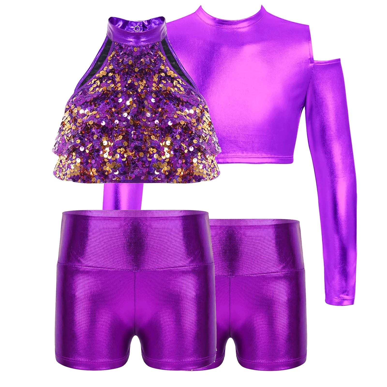 4-16 Years Girls Pink Sequin Crop Tops Shorts Dancewear Set Costume Hip Hop Modern Jazz Dance Competition Stage Performance Wear
4-16 Years Girls Pink Sequin Crop Tops Shorts Dancewear Set Costume Hip Hop Modern Jazz Dance Competition Stage Performance Wear