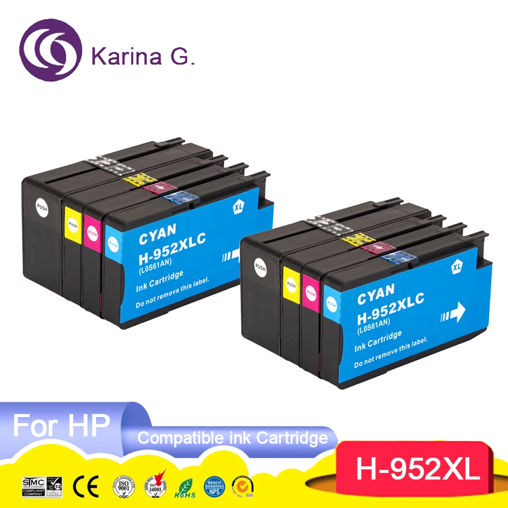 Совместимый картридж для HP 953 HP953 HP 953XL, костюм для HP Officejet Pro 7720/7730/7740/8210/8218/8710/8715/8718/8720/8725
Совместимый картридж для HP 953 HP953 HP 953XL, костюм для HP Officejet Pro 7720/7730/7740/8210/8218/8710/8715/8718/8720/8725