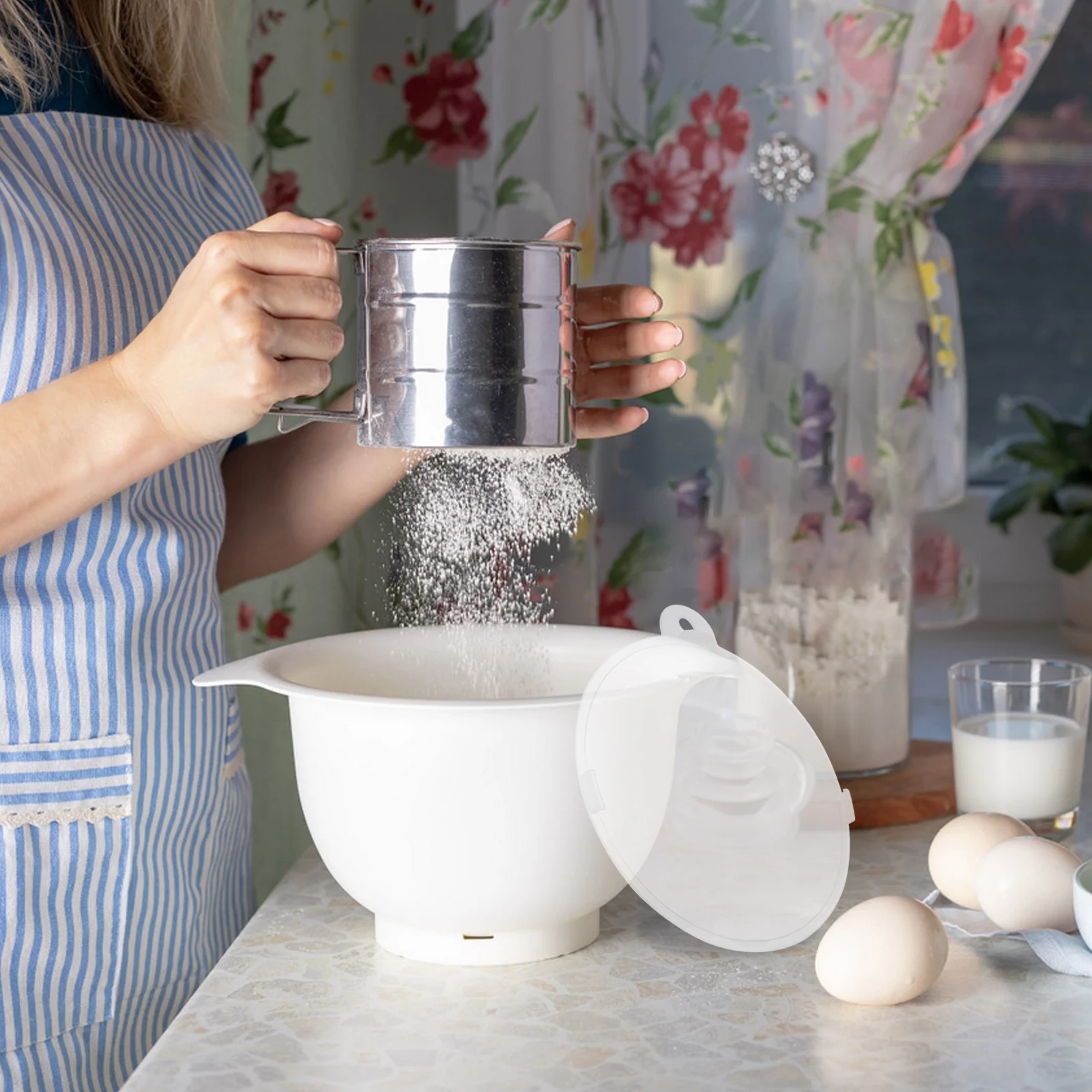 13CM Mixing Bowl Lid Transparent Plastic Cover Kitchen Tools Egg Bowl Anti Overflow Lids Food Freshness Easy Clean Design
13CM Mixing Bowl Lid Transparent Plastic Cover Kitchen Tools Egg Bowl Anti Overflow Lids Food Freshness Easy Clean Design