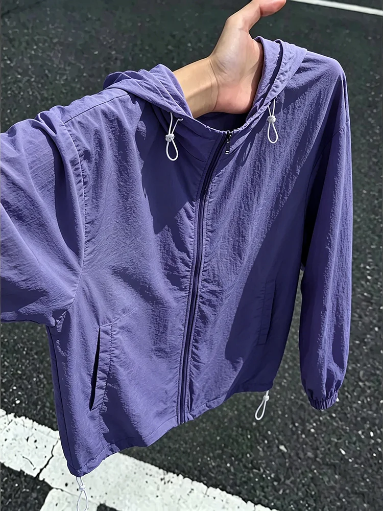 Dopamine Purple Quick Dry Windbreaker Sun Protection Clothing Men's Summer Lightweight Cool Feeling Skin Shirt Outdoor Cyclin...
Dopamine Purple Quick Dry Windbreaker Sun Protection Clothing Men's Summer Lightweight Cool Feeling Skin Shirt Outdoor Cyclin...