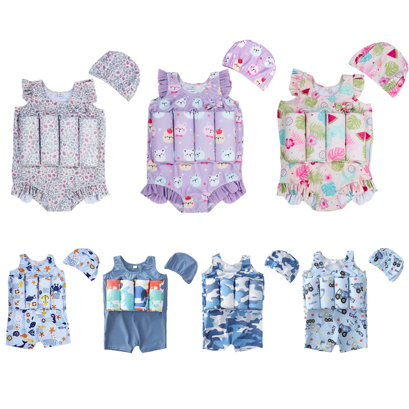 Children Buoyancy Swimming Suit Diving Bathing Suit Swimsuit Boys Girls Summer Cartoon Floating Beachwear with Swimming Cap
Children Buoyancy Swimming Suit Diving Bathing Suit Swimsuit Boys Girls Summer Cartoon Floating Beachwear with Swimming Cap