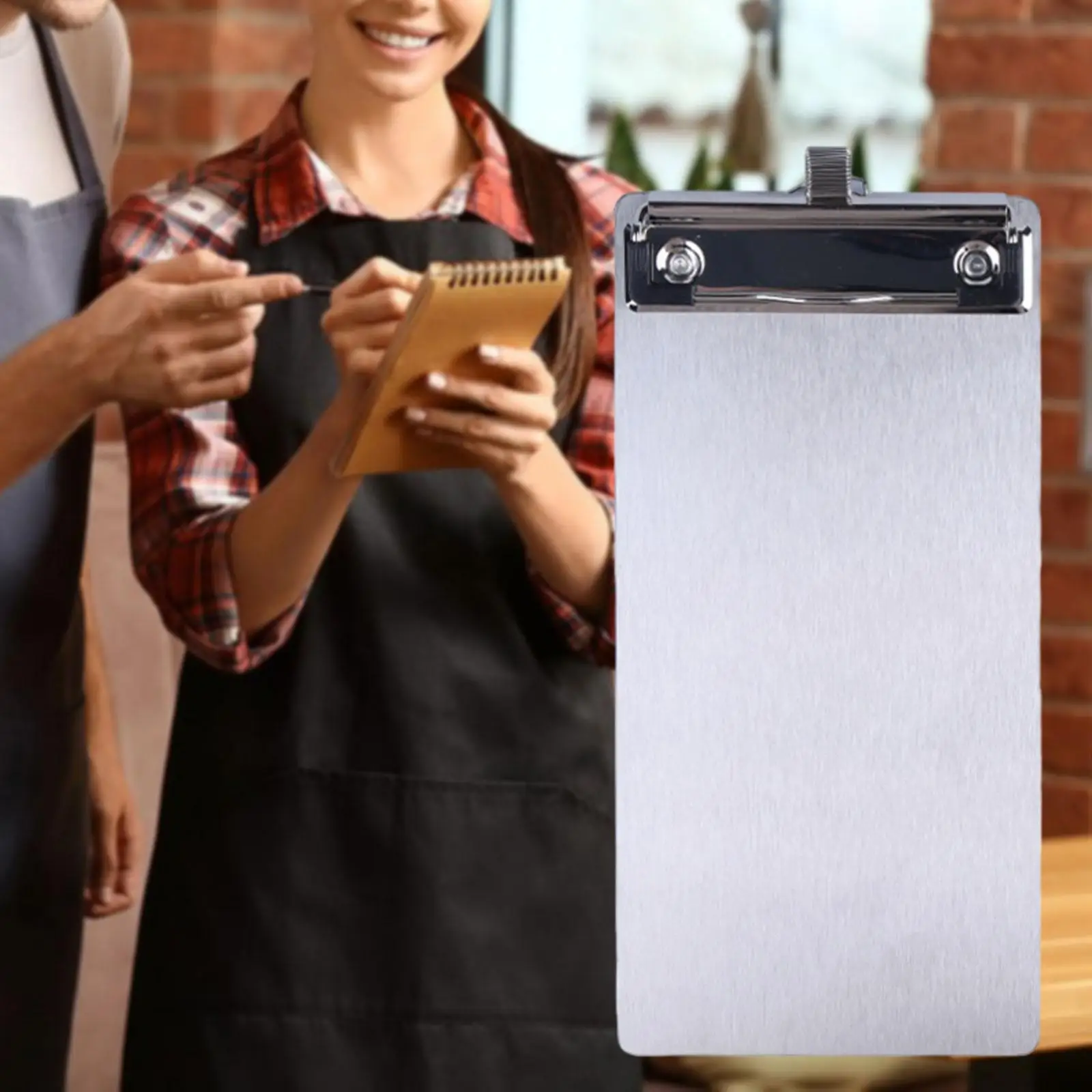 Small Clipboard Menu Presenter Stainless Steel A7 Guest Check Book Menu Holder for School Business Hotel Restaurants Office
Small Clipboard Menu Presenter Stainless Steel A7 Guest Check Book Menu Holder for School Business Hotel Restaurants Office