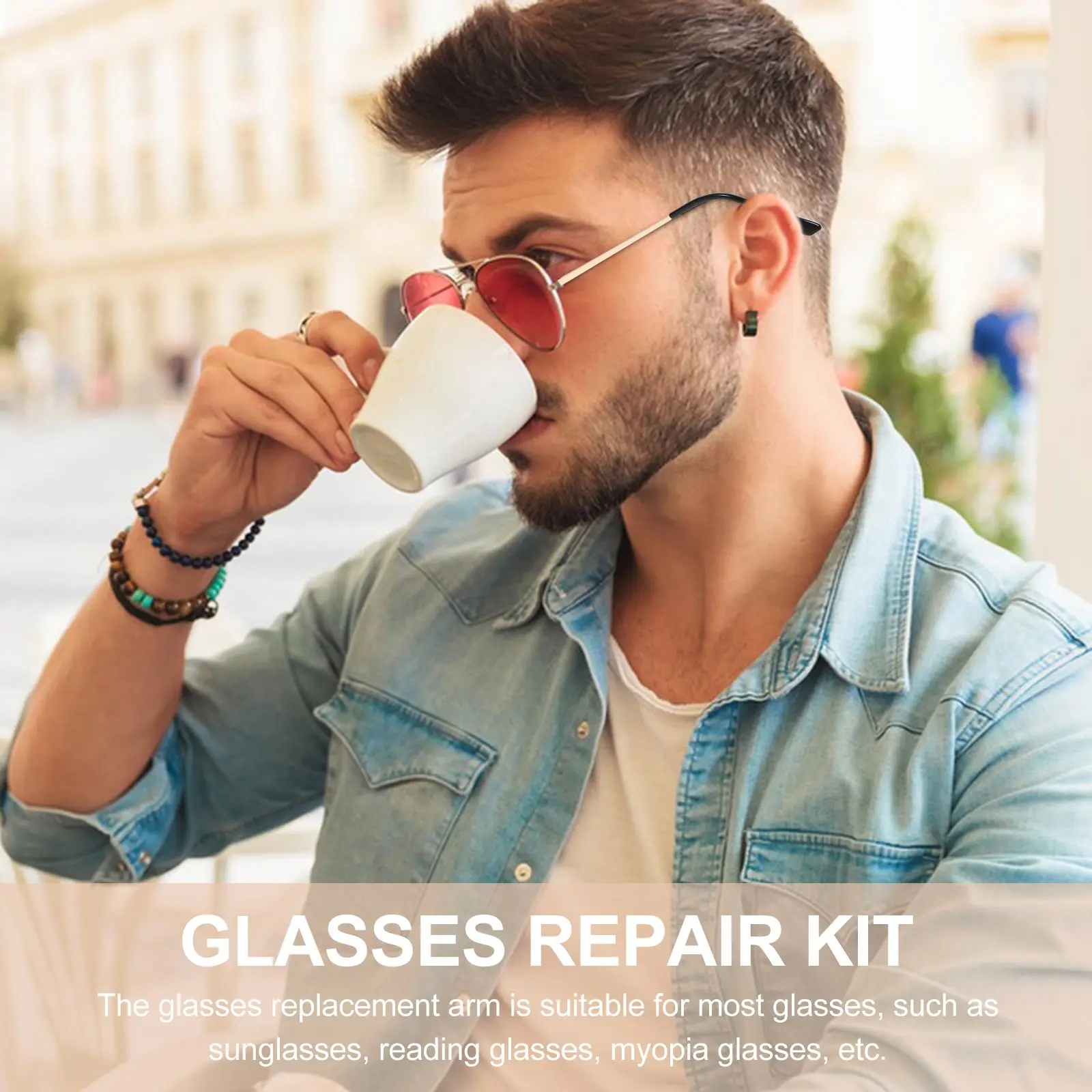 Spring Leg Accessories Silver Metal Glasses Arm Replacement Parts for Eyeglasses Repair Kit Long-lasting
Spring Leg Accessories Silver Metal Glasses Arm Replacement Parts for Eyeglasses Repair Kit Long-lasting