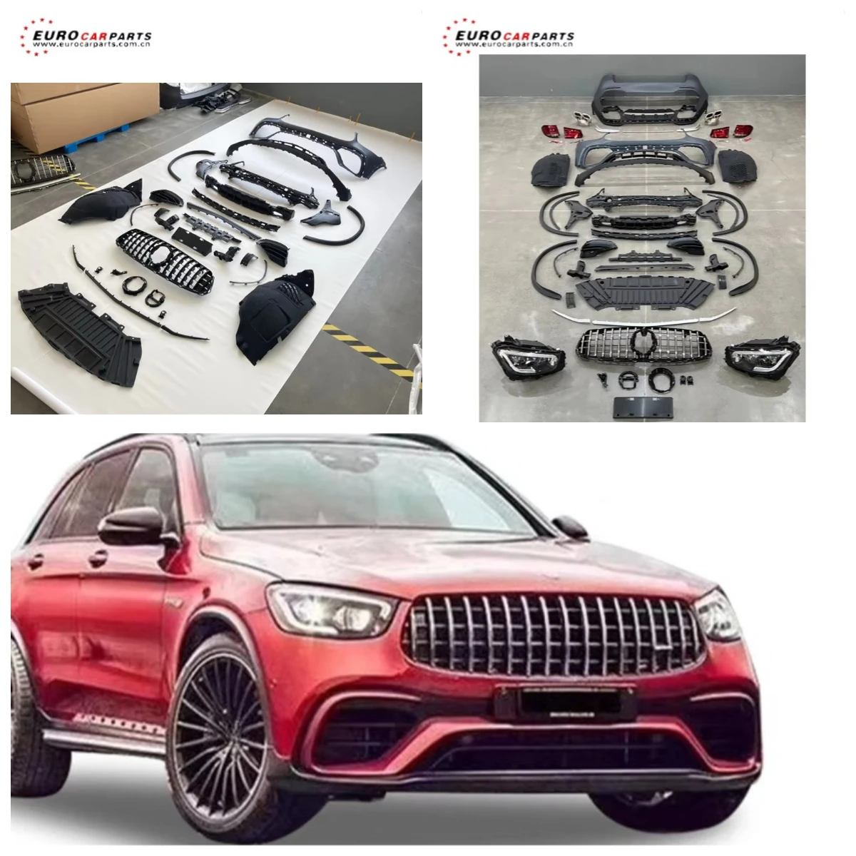 FOR 2016-2019 Mercedes-Benz GLC X253 Upgrade GLC63S Wide Body Kit Front Rear Bumper Grille Headlight Taillight Modification
FOR 2016-2019 Mercedes-Benz GLC X253 Upgrade GLC63S Wide Body Kit Front Rear Bumper Grille Headlight Taillight Modification