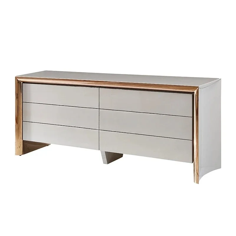 Modern simple light luxury TV cabinet bedroom high-end atmospheric stainless steel household large apartment locker
Modern simple light luxury TV cabinet bedroom high-end atmospheric stainless steel household large apartment locker