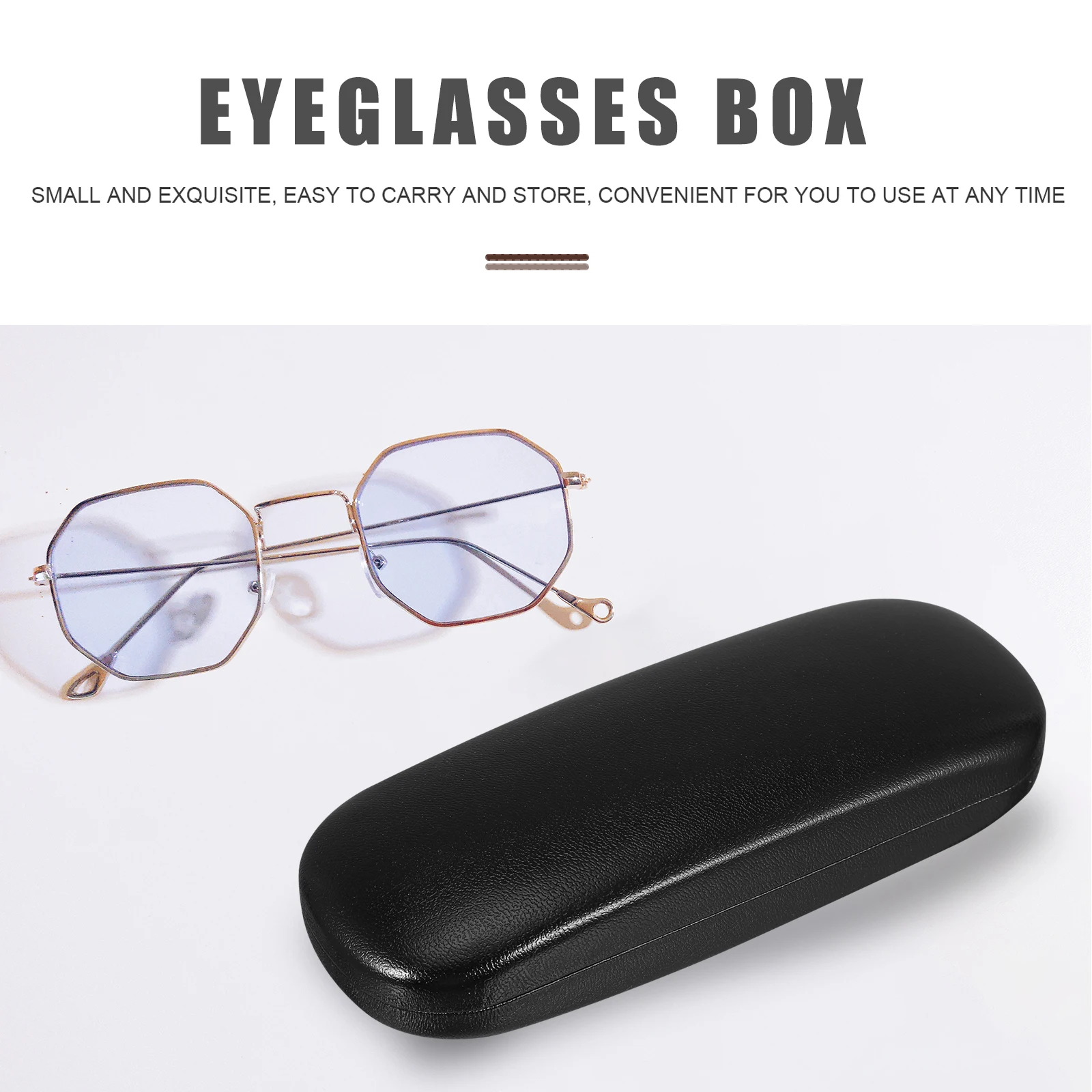 4Pcs Portable Eyeglass Cases PVC Leather Glasses Protector Metal Eyewear Box Compact Storage
4Pcs Portable Eyeglass Cases PVC Leather Glasses Protector Metal Eyewear Box Compact Storage