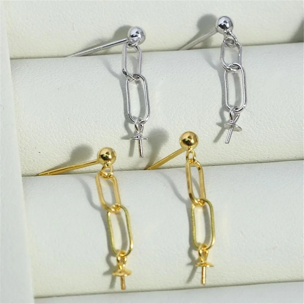 S925 Sterling Silver Pearl Earring Settings DIY Jewelry Making Supplies Blank Earring Posts for Handcrafted Accessories No Pearl
S925 Sterling Silver Pearl Earring Settings DIY Jewelry Making Supplies Blank Earring Posts for Handcrafted Accessories No Pearl