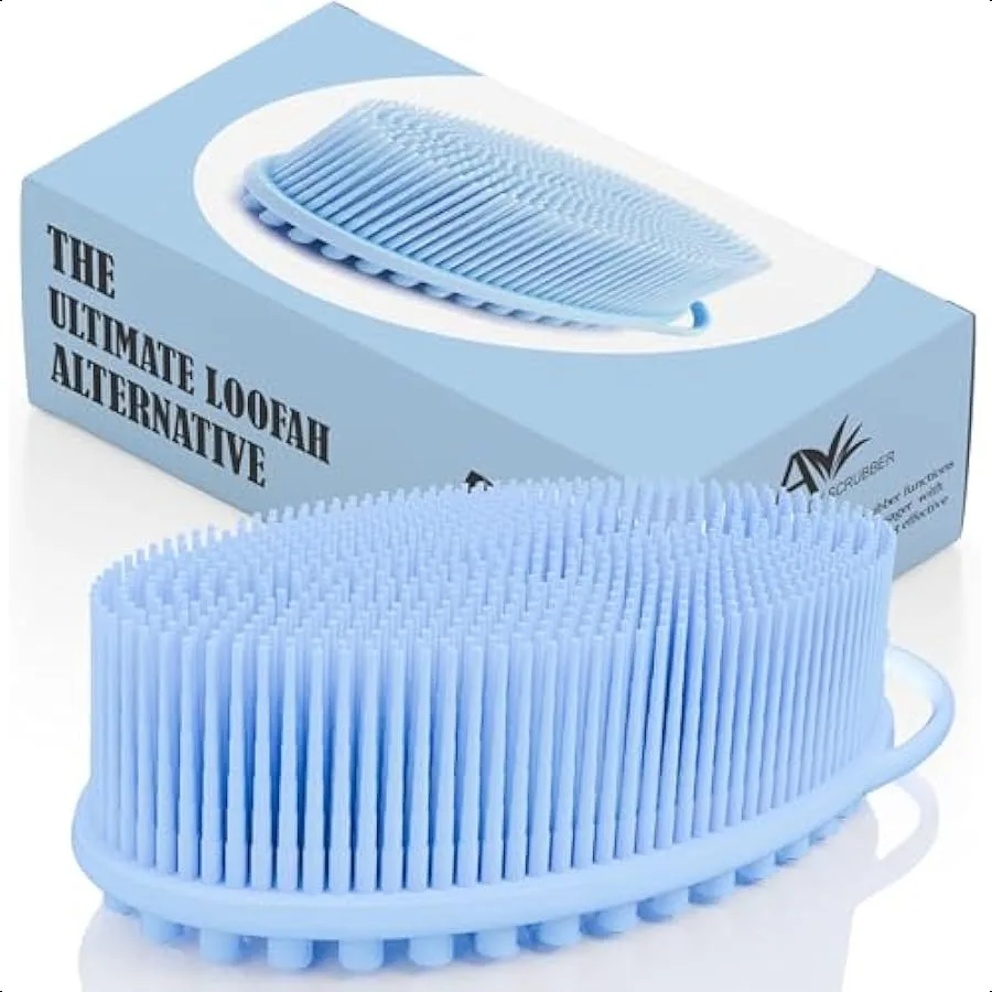 Avilana Silicone Body Scrubber DualSided Exfoliator for Men and Women Gentle Loofah Alternative EasytoClean Silicone Shower Scr
Avilana Silicone Body Scrubber DualSided Exfoliator for Men and Women Gentle Loofah Alternative EasytoClean Silicone Shower Scr