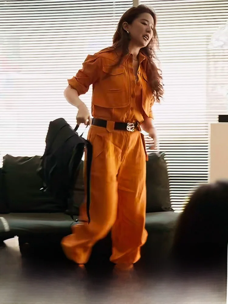 Желтый рабочий комбинезон-костюм женский, ранняя осень, омолаживающий, ветровка для мотоциклистов, длинные брюки, высокая талия, смесь хлопка
Желтый рабочий комбинезон-костюм женский, ранняя осень, омолаживающий, ветровка для мотоциклистов, длинные брюки, высокая талия, смесь хлопка