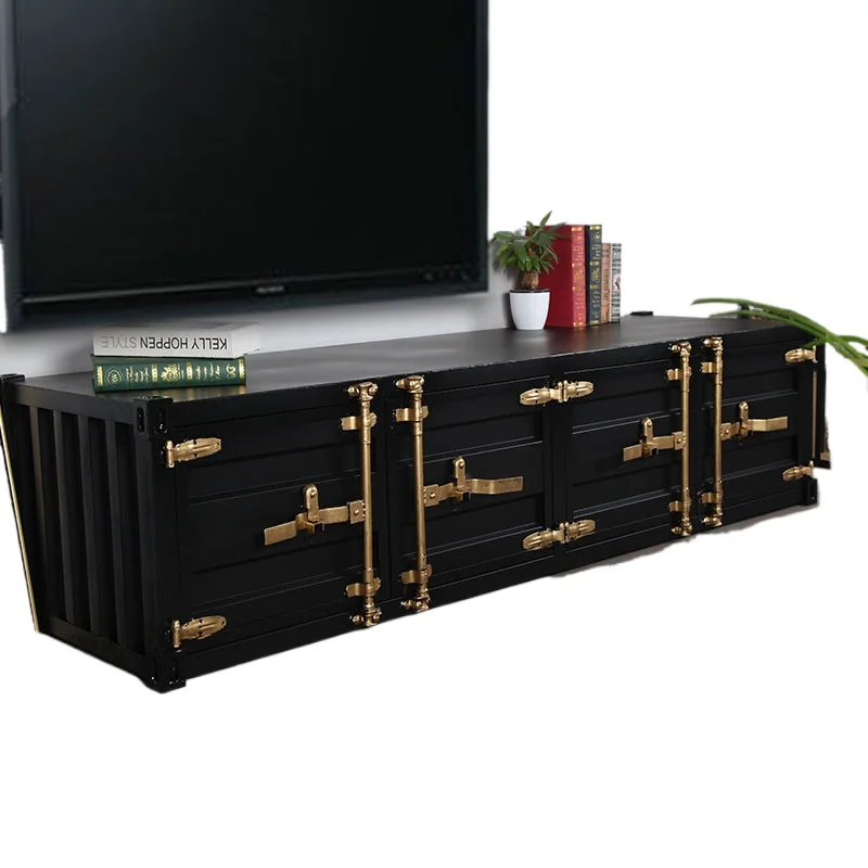 Industrial wind TV cabinet Container furniture Hotel wrought iron rectangular cabinet
Industrial wind TV cabinet Container furniture Hotel wrought iron rectangular cabinet