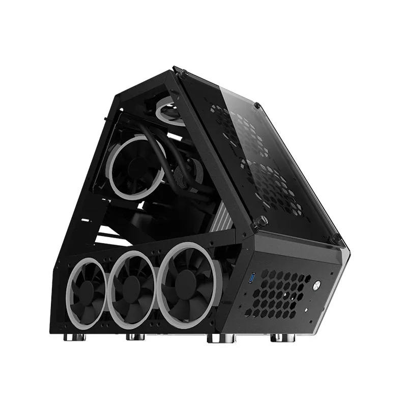 E-sports game host chassis, special-shaped tank water-cooled e-sports chassis, desktop chassis
E-sports game host chassis, special-shaped tank water-cooled e-sports chassis, desktop chassis