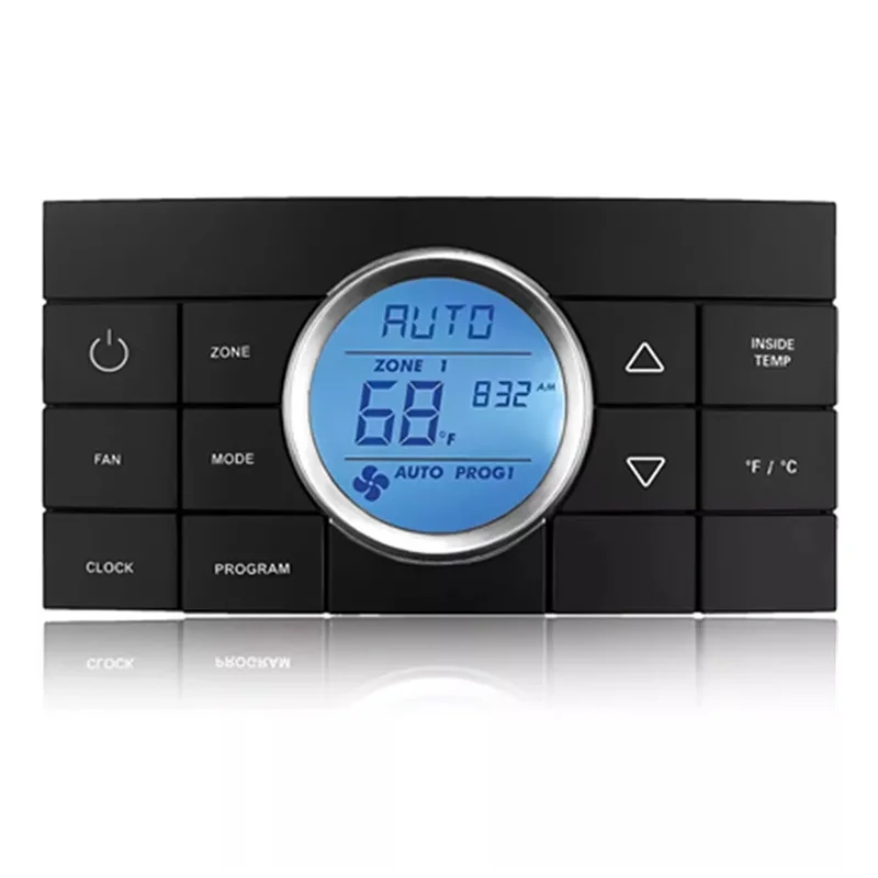 3314082011 Thermostat Temperature Control Panel For RV Thermostat Multi-Zone Comfort Control Center Thermostat 10-Button
3314082011 Thermostat Temperature Control Panel For RV Thermostat Multi-Zone Comfort Control Center Thermostat 10-Button