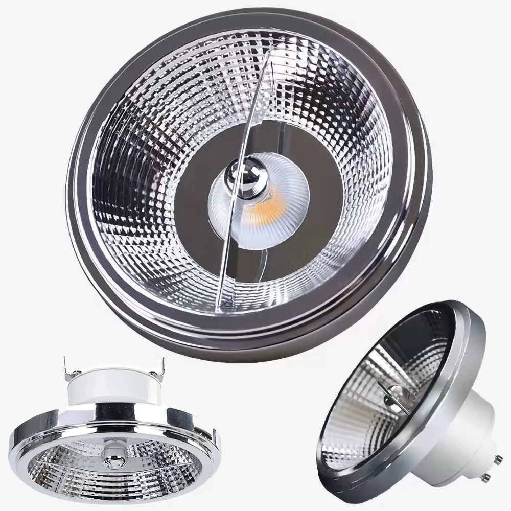 Светодиодный светильник AR111 с регулируемой яркостью 12 Вт COB LED GU10 G53 Рефлекторная лампа QR111 ES111 Лампа накаливания 12 В переменного тока 85-265 В
Светодиодный светильник AR111 с регулируемой яркостью 12 Вт COB LED GU10 G53 Рефлекторная лампа QR111 ES111 Лампа накаливания 12 В переменного тока 85-265 В