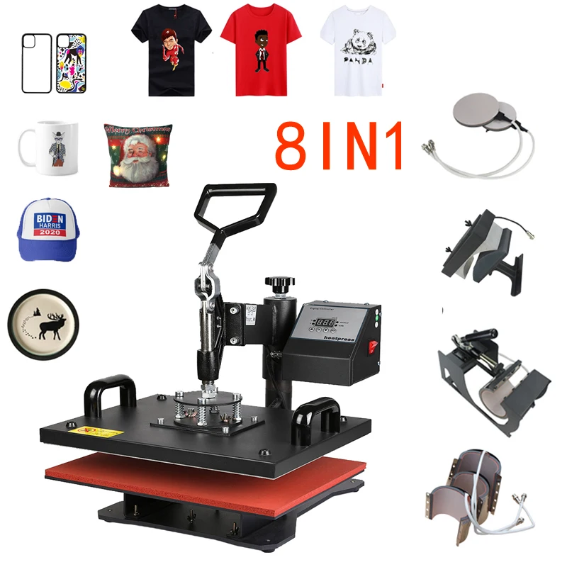 8 In 1 15X15 Swing Away Multifunctional Heatpress Heat Press Machine Automatic Reliable products Consistent quality
8 In 1 15X15 Swing Away Multifunctional Heatpress Heat Press Machine Automatic Reliable products Consistent quality