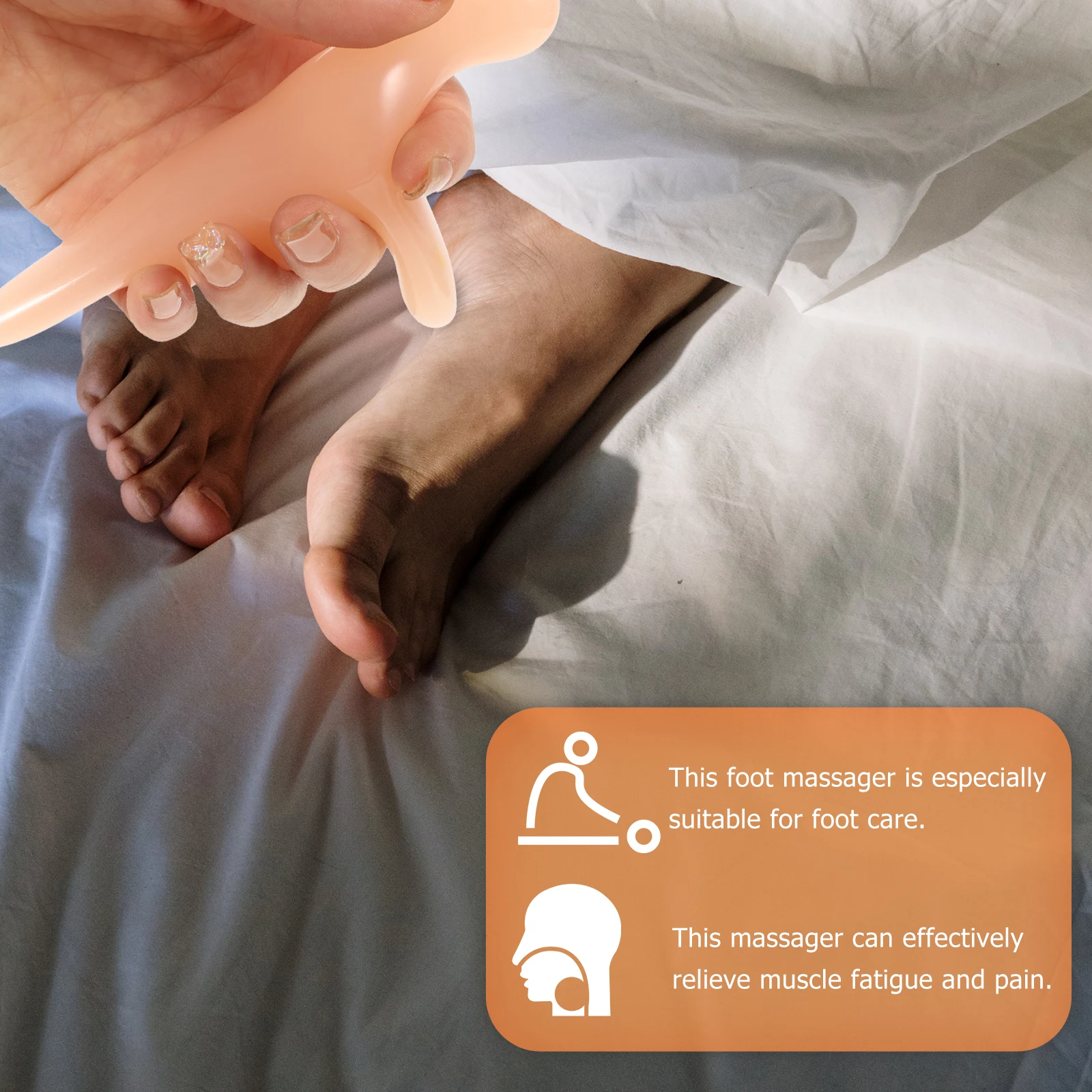 Foot Massager Thumb Shaped Reflexology Tool Practical Device for Home Travel Office Safe Quality Material Muscle Pain Relief
Foot Massager Thumb Shaped Reflexology Tool Practical Device for Home Travel Office Safe Quality Material Muscle Pain Relief