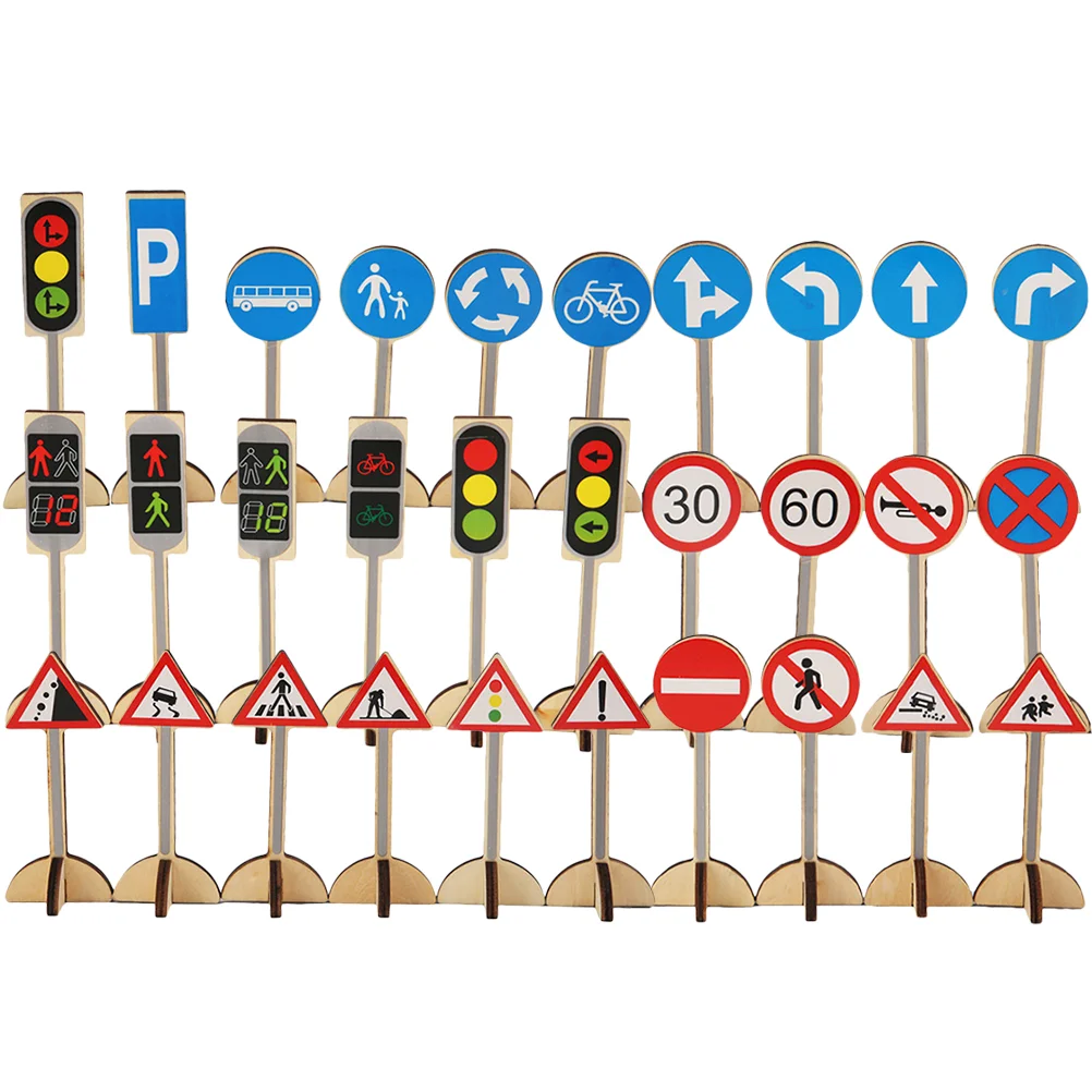 Traffic Light Sign Model Micro Scene Street Signs Miniature 30 Pieces Construction Toys Kid
Traffic Light Sign Model Micro Scene Street Signs Miniature 30 Pieces Construction Toys Kid