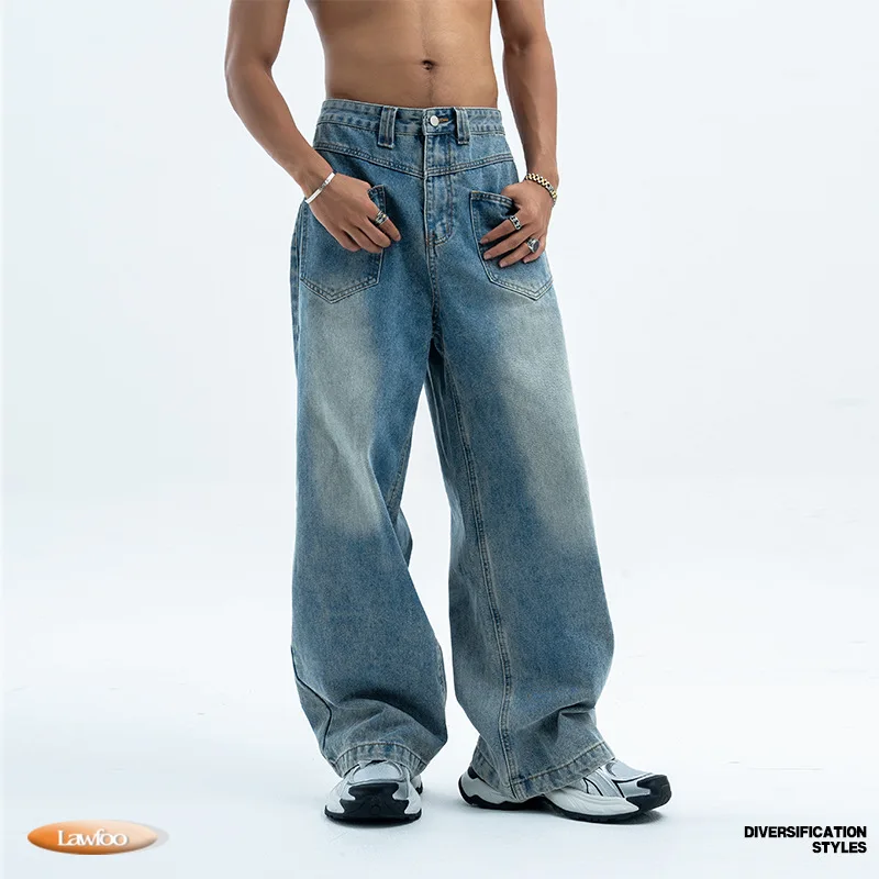 Original American retro summer loose wide-leg jeans for men and women street hip-hop straight high street
Original American retro summer loose wide-leg jeans for men and women street hip-hop straight high street