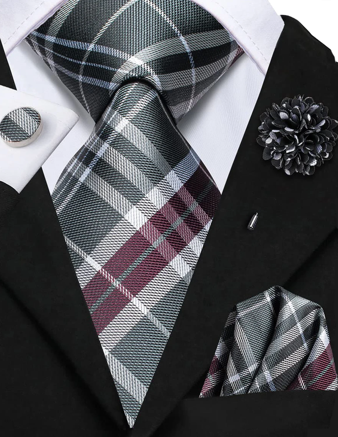 New Designer Luxury Plaid 8.5cm Wedding Ties For Men Silk Jacquard Woven Mens Necktie Brooch Cufflink Hanky Set Hi-Tie Wholesale
New Designer Luxury Plaid 8.5cm Wedding Ties For Men Silk Jacquard Woven Mens Necktie Brooch Cufflink Hanky Set Hi-Tie Wholesale