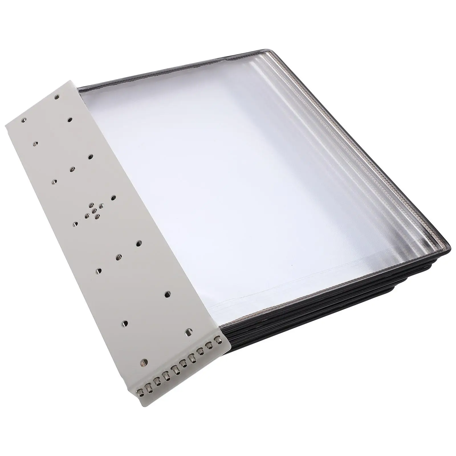 Flip Folder Wall Mount File Storage Holder Plastic Files Rack Iron Pouch Display Reference
Flip Folder Wall Mount File Storage Holder Plastic Files Rack Iron Pouch Display Reference