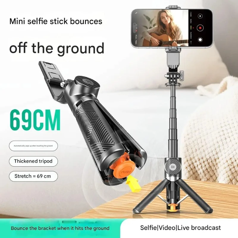 Upgraded 69cm Automatic Rebound Selfie Stick Tripod, Aluminum Alloy Stand Suitable for IPhone/Android Systems
Upgraded 69cm Automatic Rebound Selfie Stick Tripod, Aluminum Alloy Stand Suitable for IPhone/Android Systems