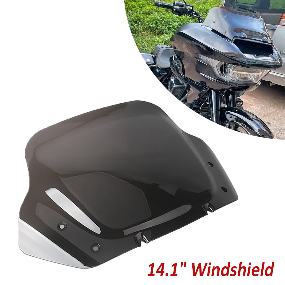 Motorcycle Windshield For Harley Touring Street Glide CVO Front Fairing Windscreen Cover 10inch Wind Shield Deflector 2023 2024
Motorcycle Windshield For Harley Touring Street Glide CVO Front Fairing Windscreen Cover 10inch Wind Shield Deflector 2023 2024