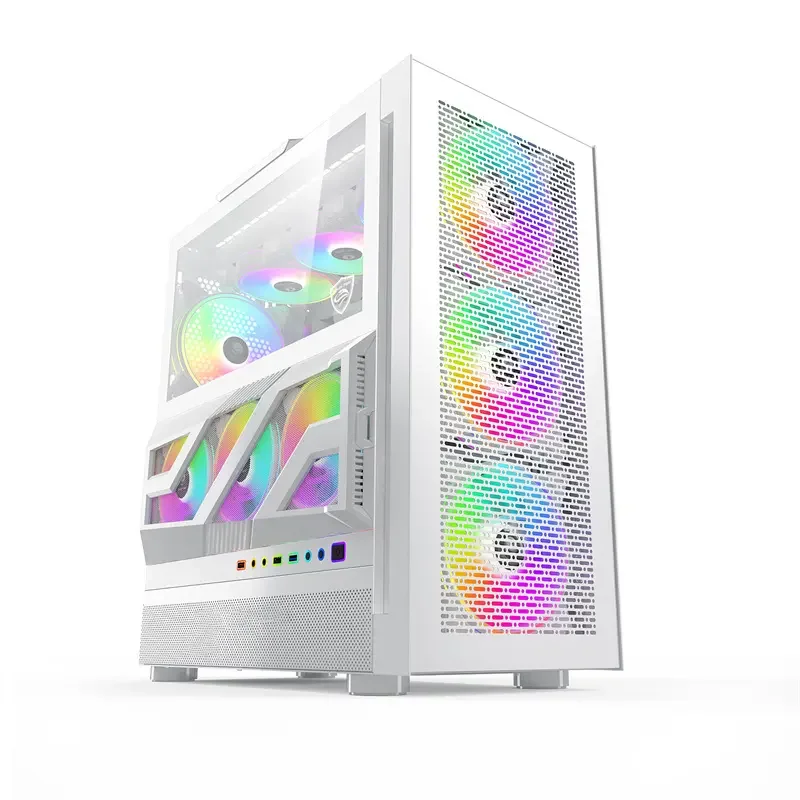 Sea View Room MATX Game Computer Case 360 Water Cooling with Transparent Glass Side Desktop Host Chassis for Gaming Computers
Sea View Room MATX Game Computer Case 360 Water Cooling with Transparent Glass Side Desktop Host Chassis for Gaming Computers