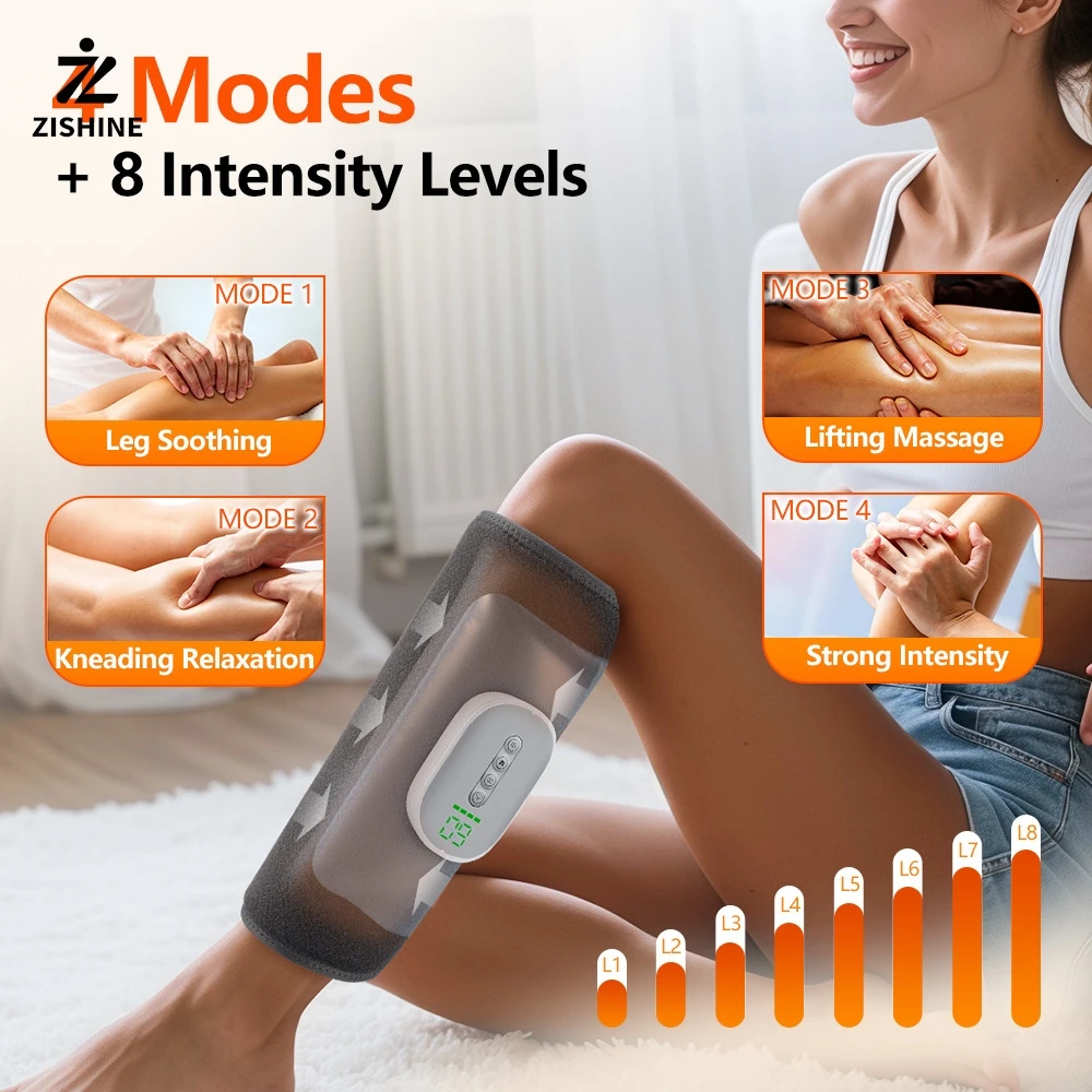 Eletric 360° Air Pressure Calf Massager Wireless Leg Massage 3 Mode Airbag Compresstion Relax Foot Calf Muscle Blood Circulation
Eletric 360° Air Pressure Calf Massager Wireless Leg Massage 3 Mode Airbag Compresstion Relax Foot Calf Muscle Blood Circulation