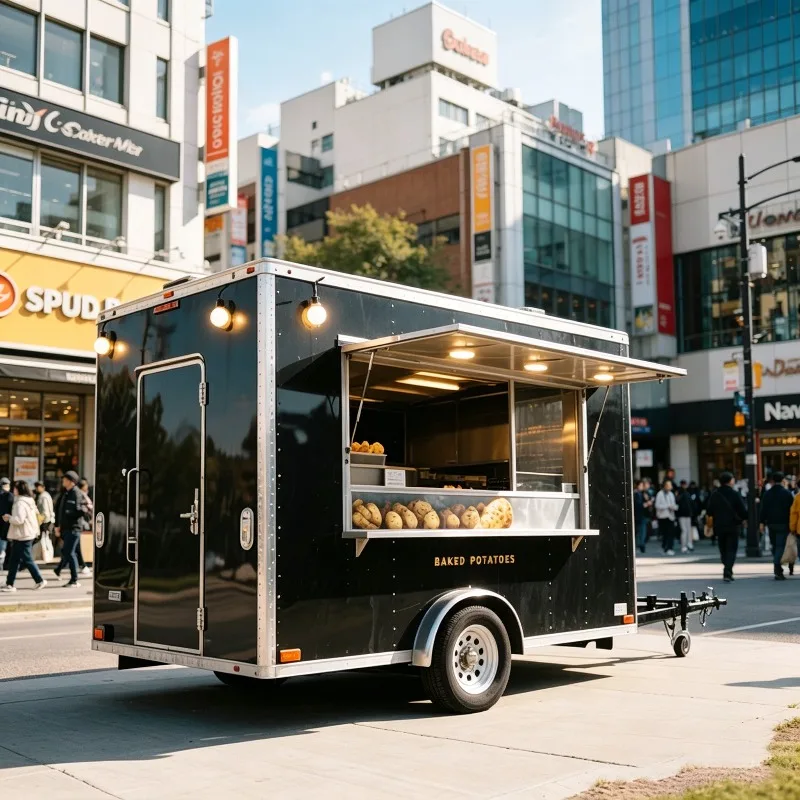 Luxury Big Food Trailer – Fully Equipped Mobile Restaurant with Bathroom, Customized BBQ Hamburger Pizza Truck
Luxury Big Food Trailer – Fully Equipped Mobile Restaurant with Bathroom, Customized BBQ Hamburger Pizza Truck