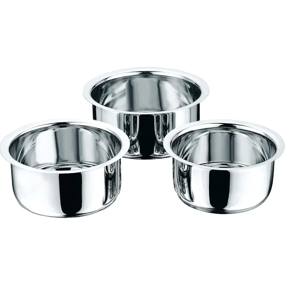 3-Piece Cookware Set: 1L, 1.4L & 1.8L (Induction Compatible)
3-Piece Cookware Set: 1L, 1.4L & 1.8L (Induction Compatible)
