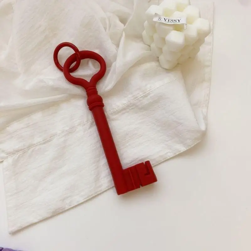 1Pc Creative Personalized Big Key Shape Keychain Ins Style Simplicity Silicone Pendant Solid Color Hanging Decorative Keychain
1Pc Creative Personalized Big Key Shape Keychain Ins Style Simplicity Silicone Pendant Solid Color Hanging Decorative Keychain