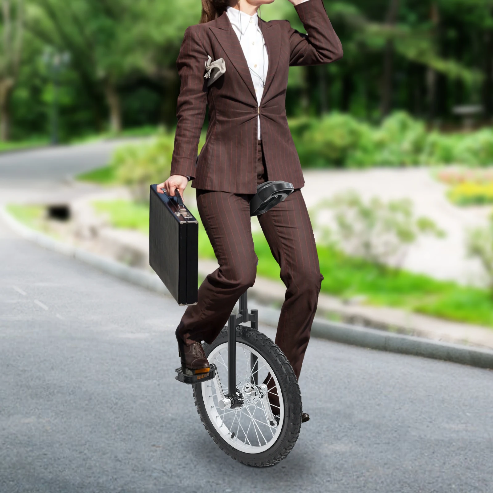 16 Inch Wheel Black Outdoor Unicycle Stable Unicycle Space-Saving Outdoor Unicycle, Load 110lbs, For Office Workers, Students
16 Inch Wheel Black Outdoor Unicycle Stable Unicycle Space-Saving Outdoor Unicycle, Load 110lbs, For Office Workers, Students