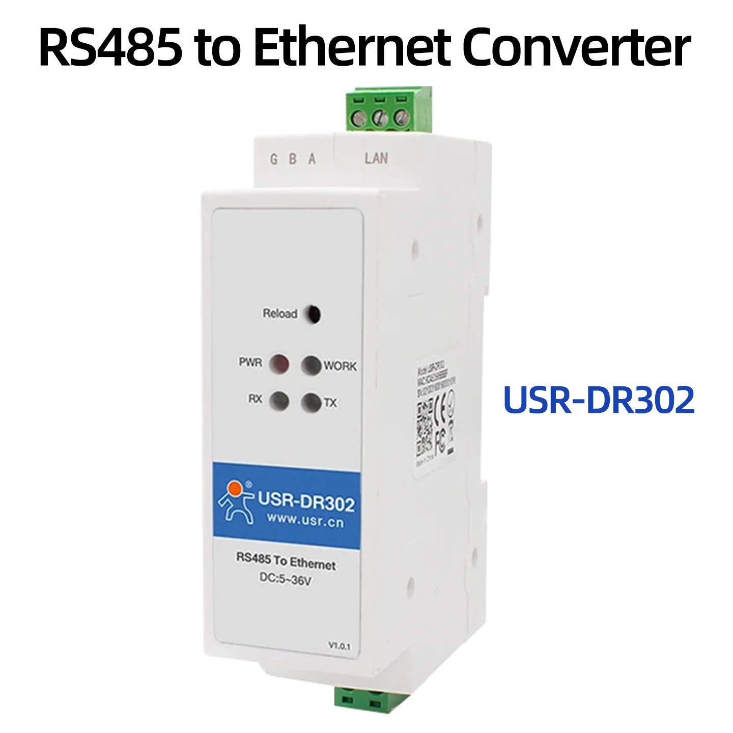 Port RS485 To ethernet Converter Server Serial IOT Device DIN-rail RJ45 Support Modbus RTU to TCP IP DC date PUSR USR-DR302
Port RS485 To ethernet Converter Server Serial IOT Device DIN-rail RJ45 Support Modbus RTU to TCP IP DC date PUSR USR-DR302