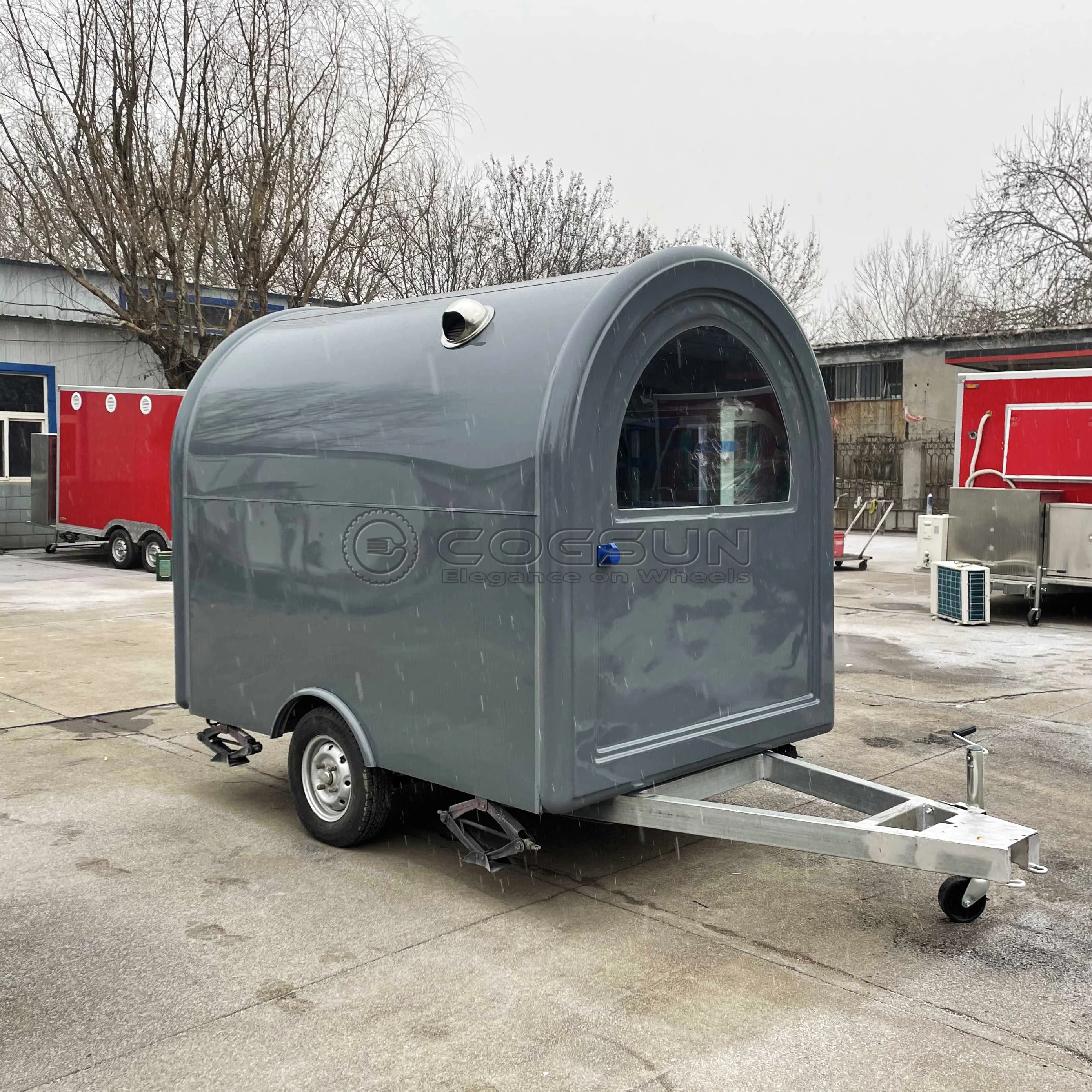 COGSUN 2026 Mobile Food Cart Stainless Steel Ice Cream Carts Concession Trailer Towable Food Truck for Sale
COGSUN 2026 Mobile Food Cart Stainless Steel Ice Cream Carts Concession Trailer Towable Food Truck for Sale