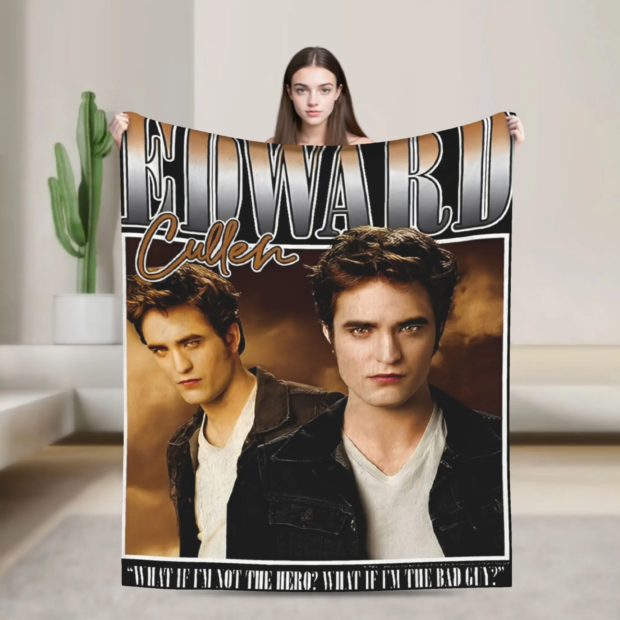 Twilight Edward Warm Soft Blankets Airplane Travel Plush Throw Blanket Print Couch Chair Flannel Bedspread Sofa Bed Cover
Twilight Edward Warm Soft Blankets Airplane Travel Plush Throw Blanket Print Couch Chair Flannel Bedspread Sofa Bed Cover