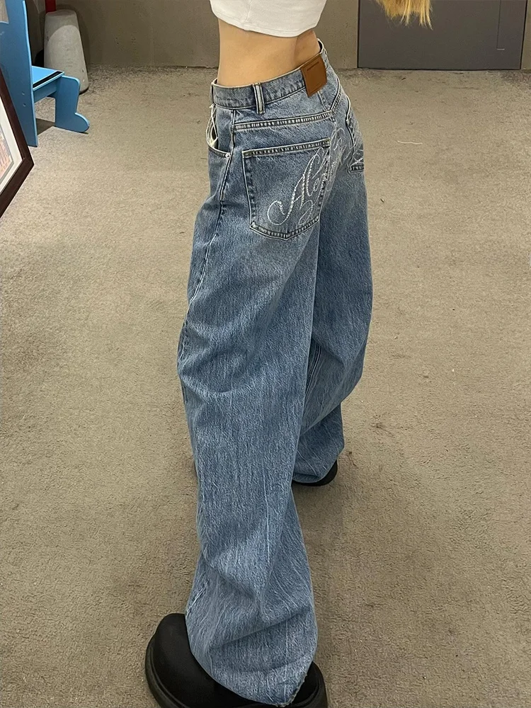 American High Street Lazy Style Women's Jeans Summer Hot Girl Small Design Sense Letter Print Floor-Length Pants
American High Street Lazy Style Women's Jeans Summer Hot Girl Small Design Sense Letter Print Floor-Length Pants