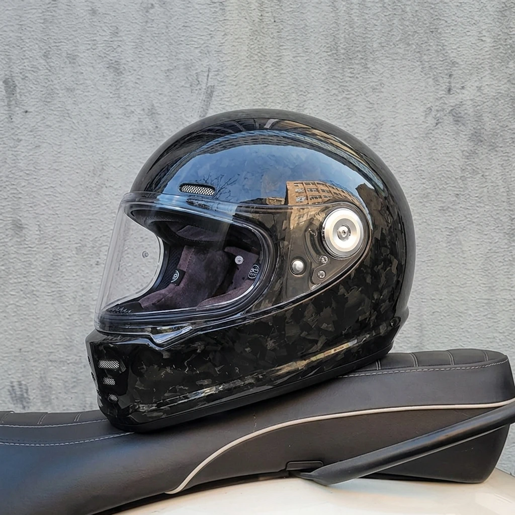 DOT Certified Lightweight Racing Full Face Helmet Optional Fiberglass &Forged Carbon Fiber Shell Protective Gear For Motorcycles
DOT Certified Lightweight Racing Full Face Helmet Optional Fiberglass &Forged Carbon Fiber Shell Protective Gear For Motorcycles