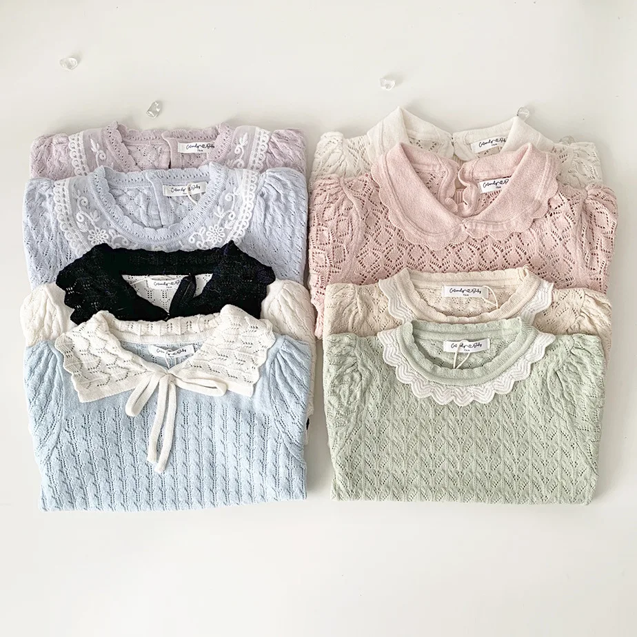 Baby Girls Summer Knitted Hollow Out Cotton Shirts Children Short Sleeve Shirt 0-7Y Kids Tops
Baby Girls Summer Knitted Hollow Out Cotton Shirts Children Short Sleeve Shirt 0-7Y Kids Tops