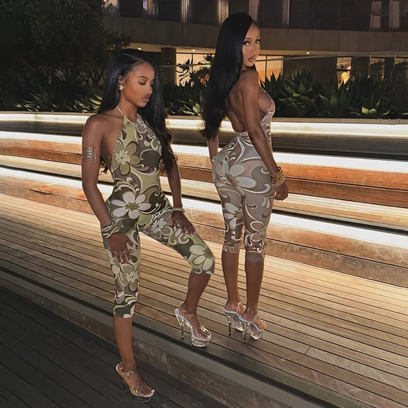 STYLISH LADY Floral Printed Backless Playsuits 2025 Summer Women Halter Bodycon Hollow Out Sexy Club Party Rompers
STYLISH LADY Floral Printed Backless Playsuits 2025 Summer Women Halter Bodycon Hollow Out Sexy Club Party Rompers